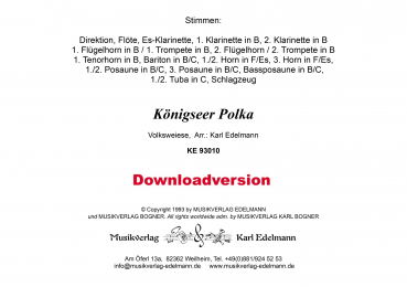 Königseer Polka - Download